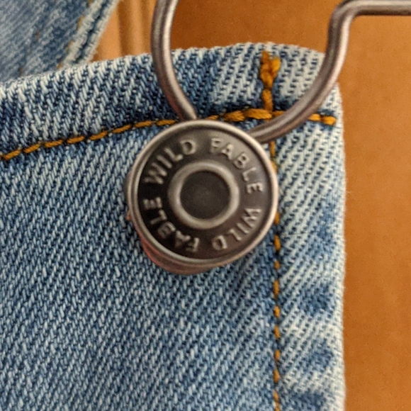 New❤️Wild Fable Zip Up Overall mini Dress sz XS - Picture 2 of 10